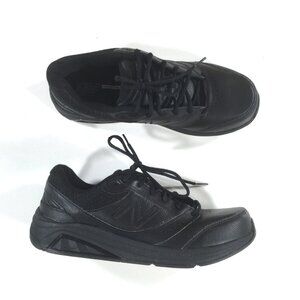 New Balance 928v3 Lace Up Walking Shoes Womens Size 10.5 B Black WW928BK3
